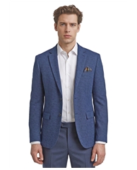 Knit Navy Tic Sport Coat