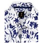 Fiore Long Sleeve Print Shirt (Navy)