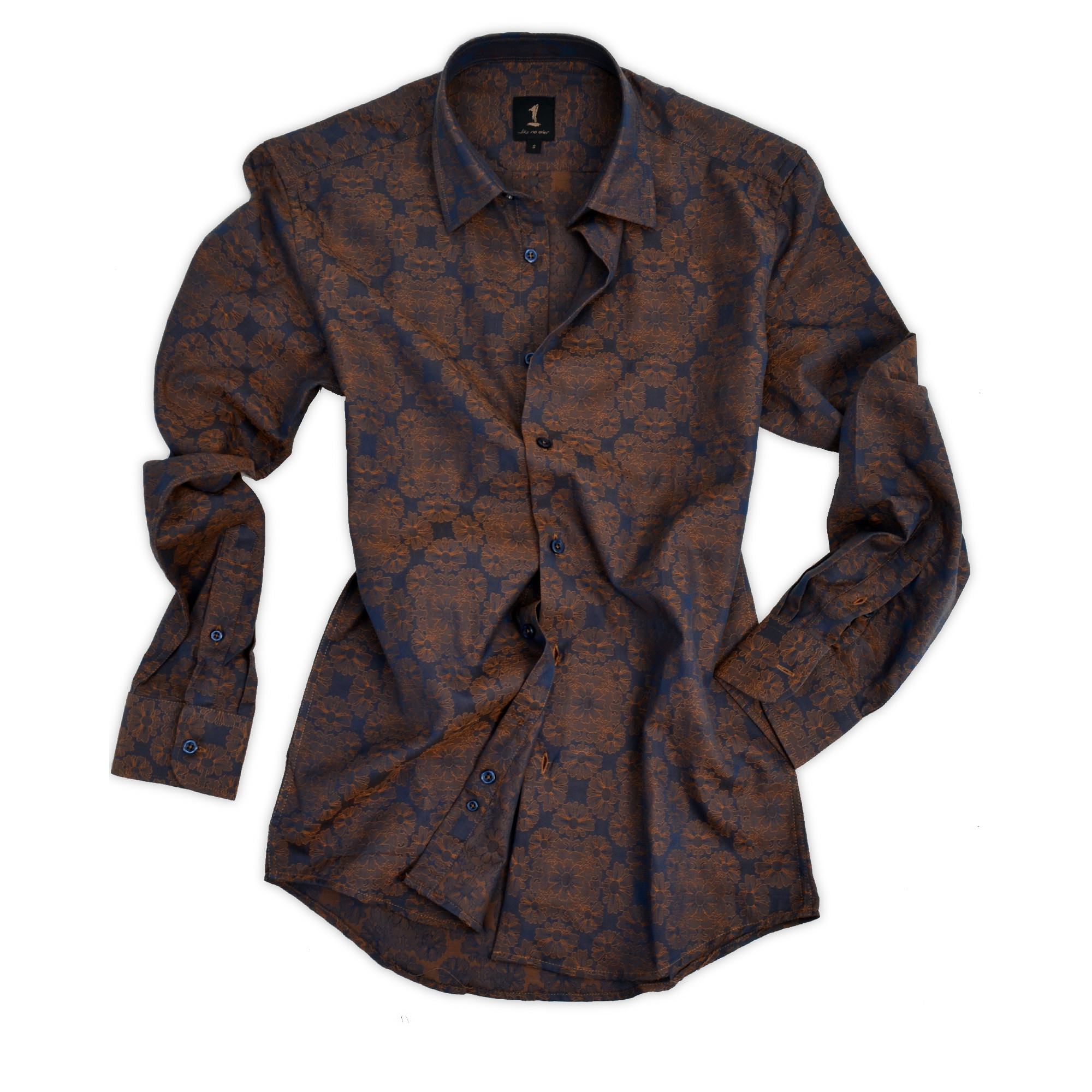 Tapestry Woven Shirt currently unavailable Brown