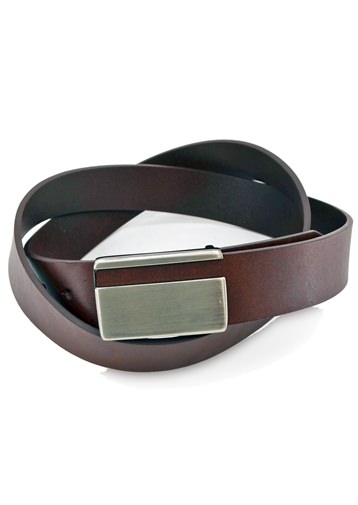 Brown Belmont Modern Cutout Belt